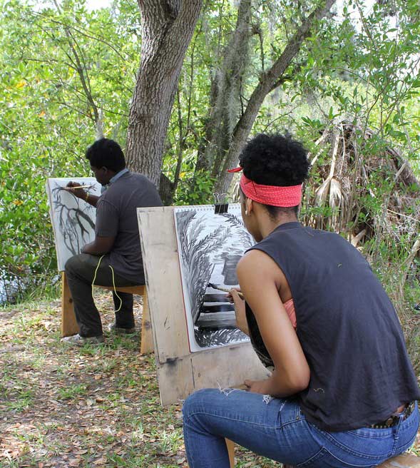 Drawing en plein air