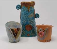 Collection of Studio pottery Items.