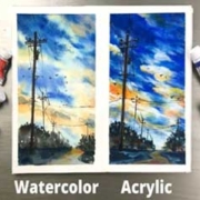 Paint it Your Way: Watercolor Or Acrylic