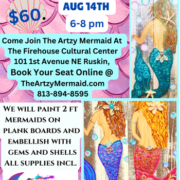 Mermaids Only: Paint Party! Aug 14.