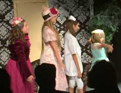 Stage performance by kids.